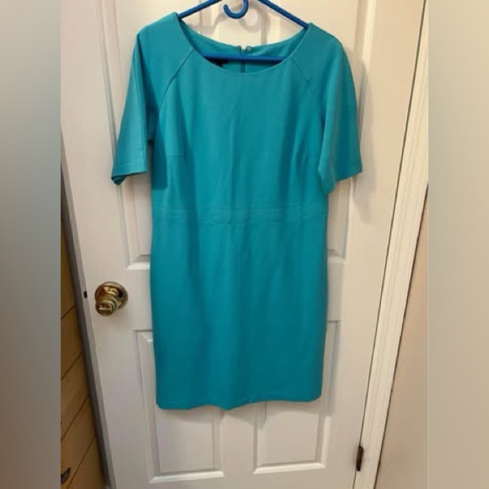 Talbots Turquoise Dress Size 10, NWT